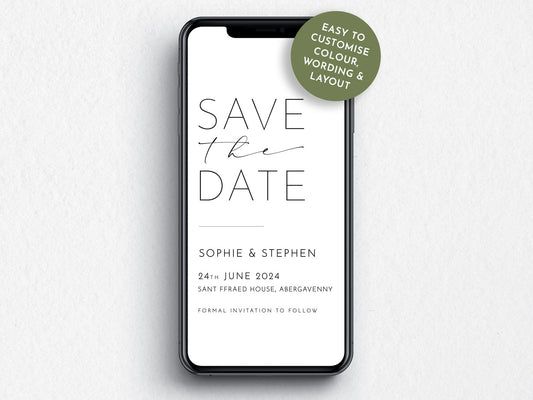 Odite Save the Date | Digital E-Invite